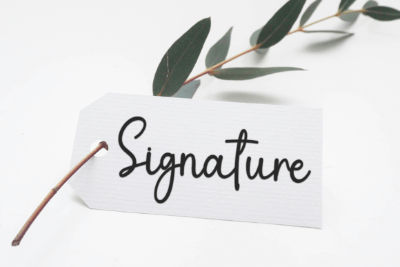 Calligraphy Font - Preview 1
