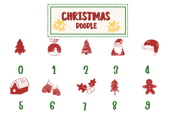 Christmas Doodle Font - Preview 3