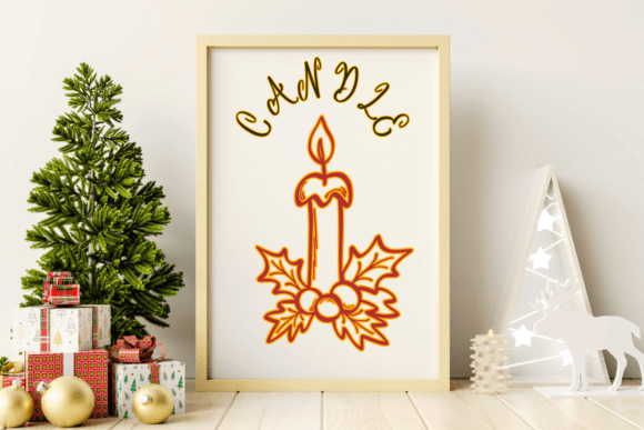 Christmas Doodle Font - Preview 5