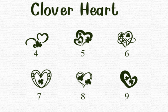 Clover Heart Font - Preview 3