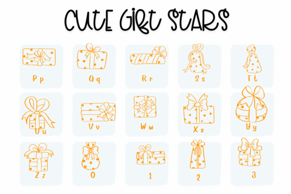 Cute Gift Stars Font - Preview 2