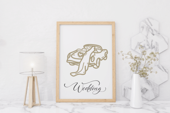 Doodle Wedding Font font preview - 6