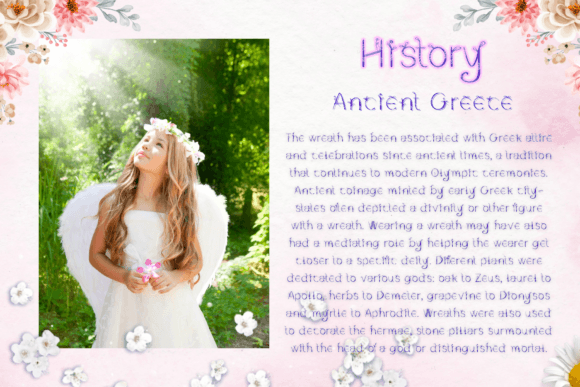 Flower Crown Font - Preview 1