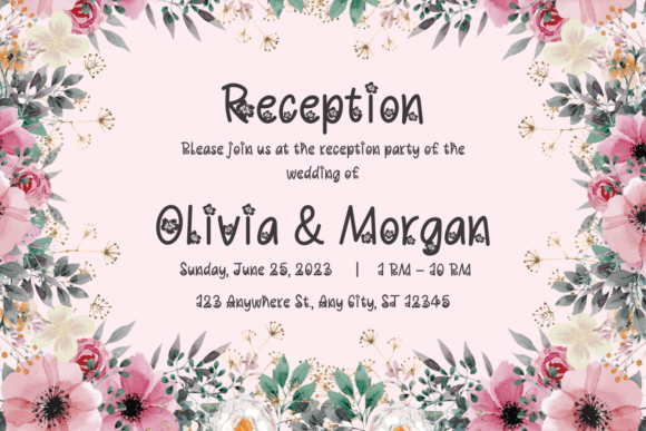 Flower Bloom Font PNG with transparent background - Preview 3