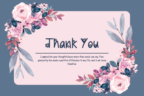 Flower Bloom Font PNG with transparent background - Preview 5