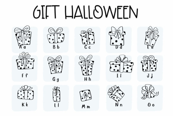 Gift Halloween Font - Preview 1