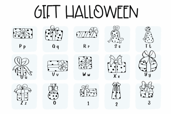 Gift Halloween Font - Preview 2