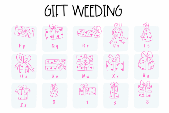 Gift Weeding Font - Preview 2