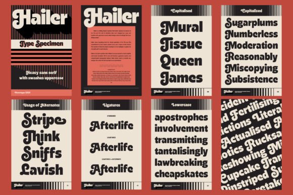 Hailer Font PNG with transparent background - Preview 2
