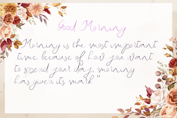 Rosalie Font Font PNG with transparent background - Preview 4