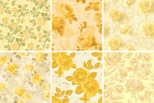 Pastel Yellow Lace Roses Graphic by Juniper Moon · Creative Fabrica