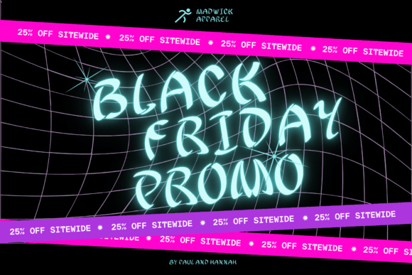 Black Curve Font - Preview 3