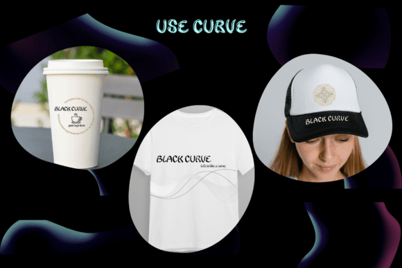 Black Curve Font - Preview 4