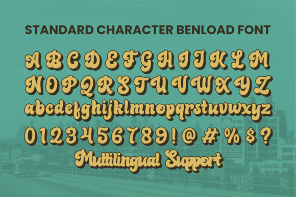 Benload Font - Preview 1