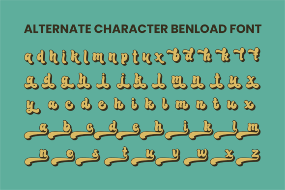 Benload Font - Preview 3
