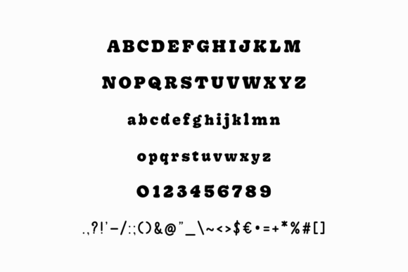 Black Friday Font - Preview 1