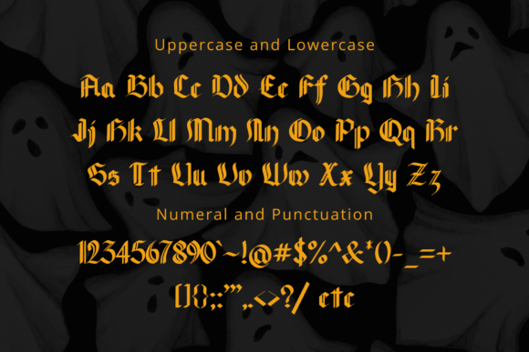 Black Phantom Font - Preview 3