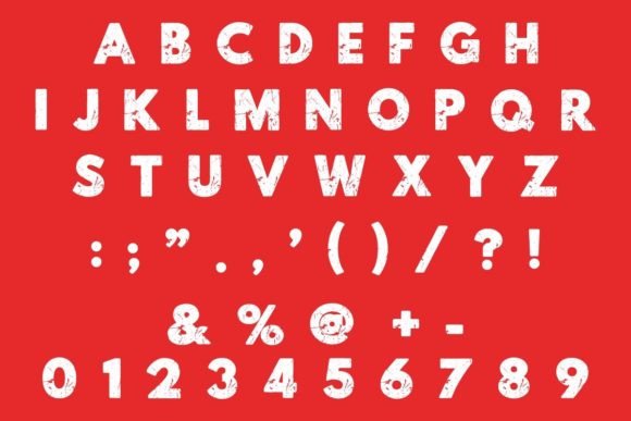 Bloody Rought Font - Preview 5