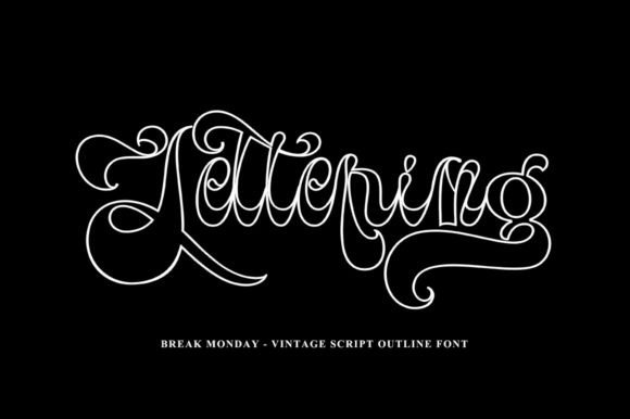 Break Monday Font - Preview 5