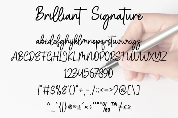 Brilliant Signature Font - Preview 6