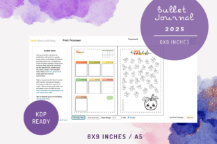 CANVA 2025 Bullet Journal Template Graphic by Kream Digital · Creative ...