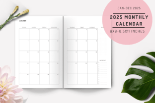 CANVA 2025 Monthly Templates - Kdp Ready Graphic by Kream Digital ...