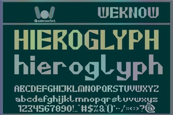 Cubism Font - Preview 3