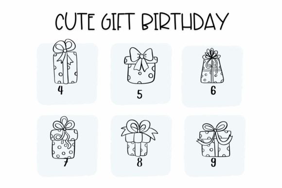 Cute Gift Birthday Font - Preview 3