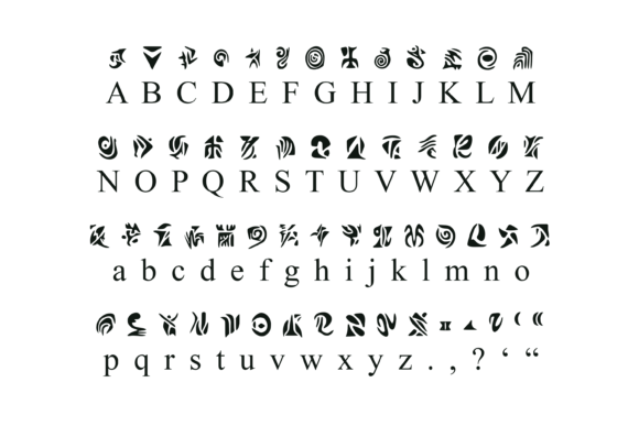 Fantasy Script 18 Font - Preview 2