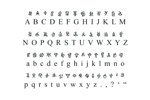 Fantasy Script 21 Font - Preview 2
