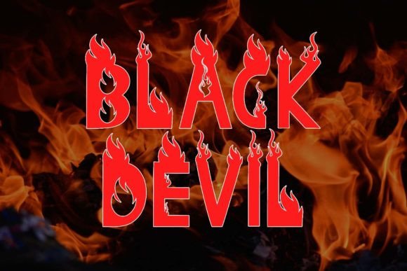 Ghost Blaze Font PNG with transparent background - Preview 4