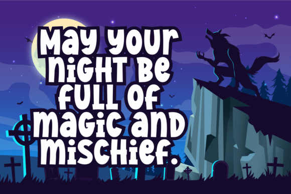 Ghost Cartoon Font - Preview 3