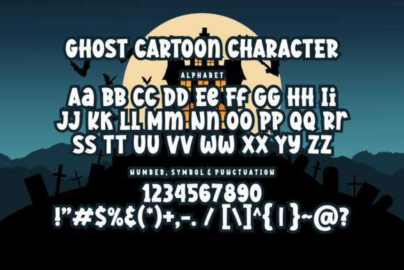 Ghost Cartoon Font - Preview 4