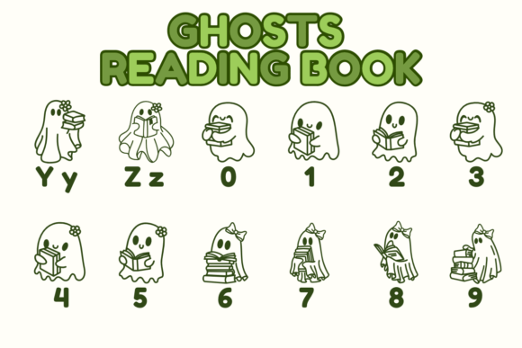 Ghosts Reading Book Font - Preview 3