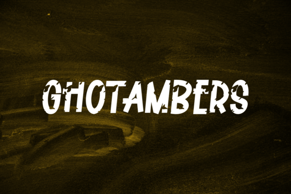 Ghotambers Font PNG with transparent background - Preview 2