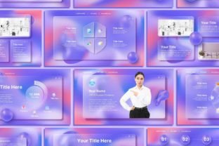 Glass Morph Powerpoint Template Graphic by SKY CREATION · Creative Fabrica