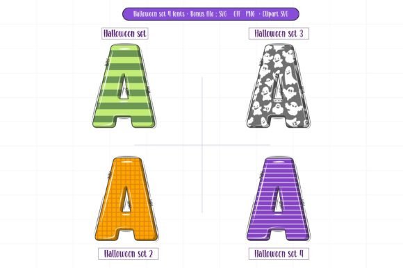 Halloween Set Font - Preview 1