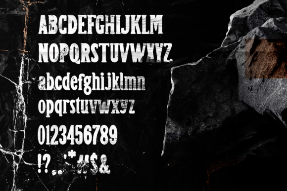 Highan Font PNG with transparent background - Preview 3