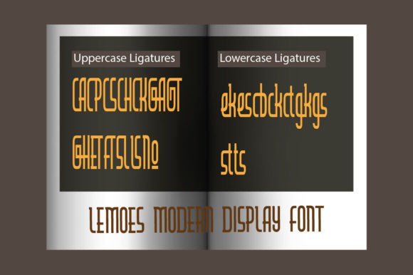 Lemoes Font PNG with transparent background - Preview 4