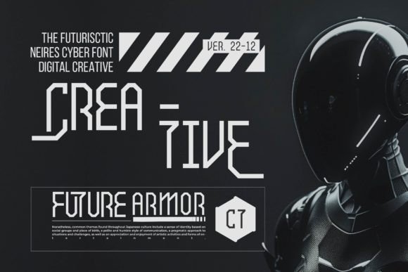 Neires Font PNG with transparent background - Preview 3