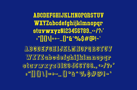 North College Font PNG with transparent background - Preview 6