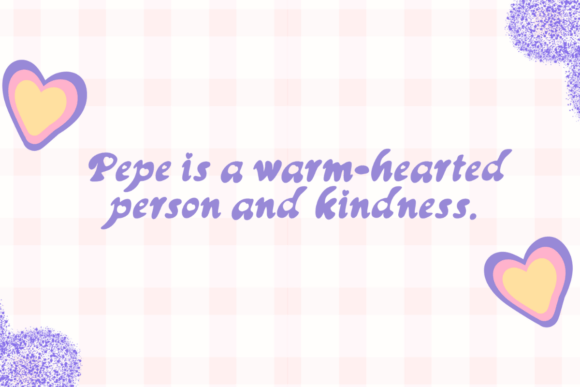 Pepe Font PNG with transparent background - Preview 1