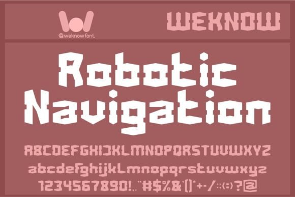 Perspective Font font preview - 1