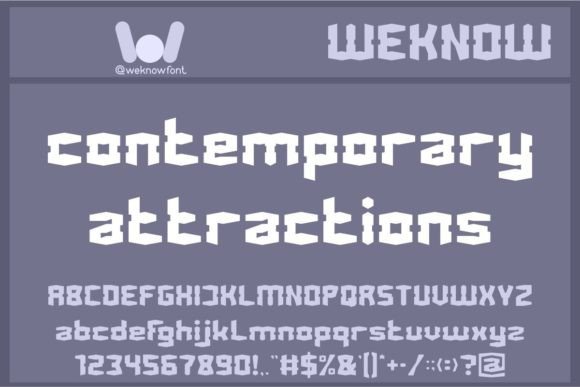 Perspective Font font preview - 2