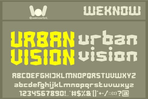 Perspective Font font preview - 3