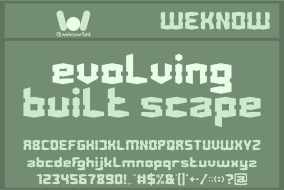 Perspective Font font preview - 4