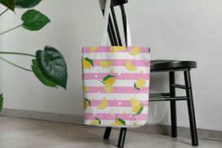 Pink Lemon Digital Paper Graphic by Nam Tiwa · Creative Fabrica