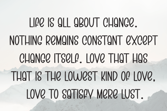 Rustic Rainbow Font PNG with transparent background - Preview 5