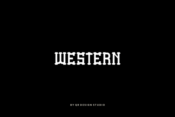 Screw Western Font PNG with transparent background - Preview 1