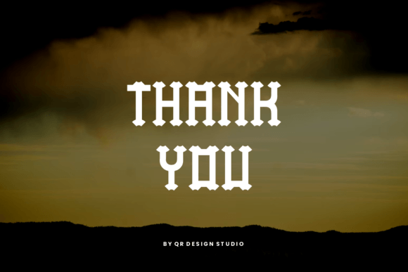 Screw Western Font PNG with transparent background - Preview 6
